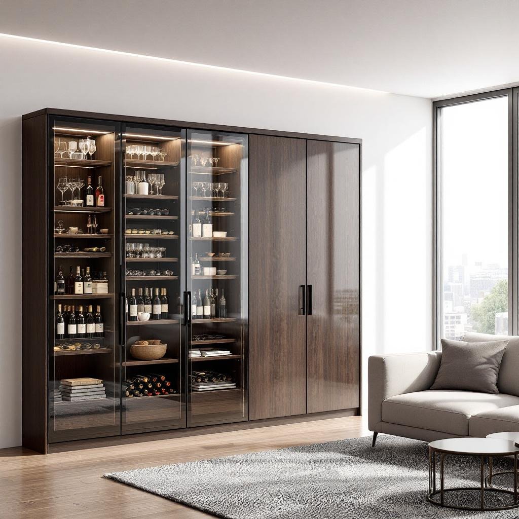 Mua Tủ Rượu Phòng Khách Đẹp, Sang Trọng 16 Mua Tủ Rượu Phòng Khách Đẹp