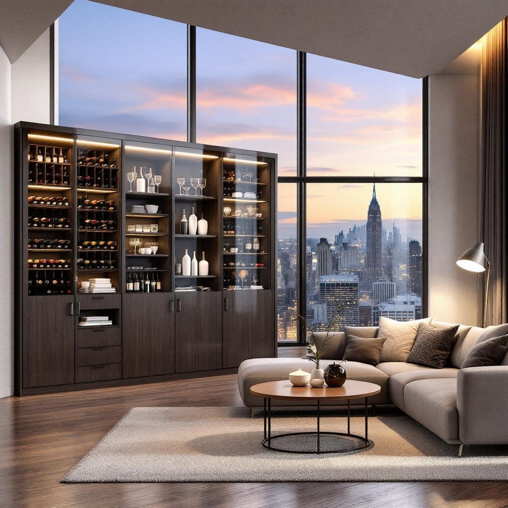 Mua Tủ Rượu Phòng Khách Đẹp, Sang Trọng 18 Mua Tủ Rượu Phòng Khách Đẹp