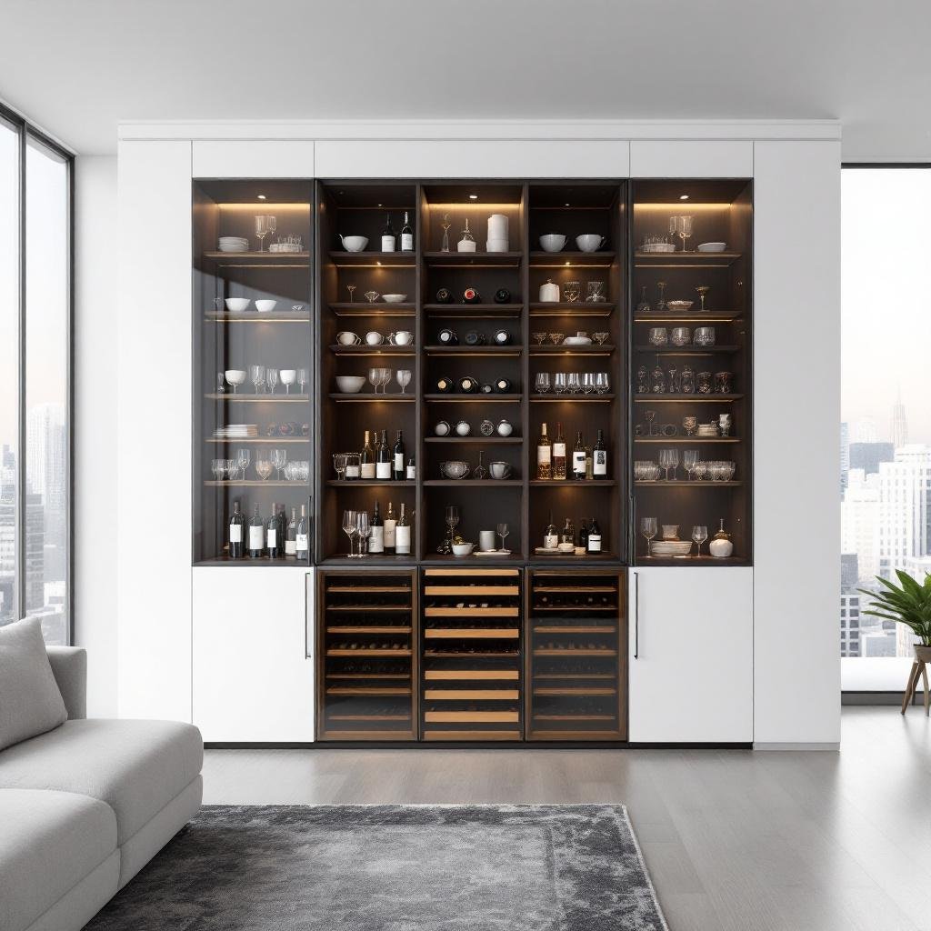 Mua Tủ Rượu Phòng Khách Đẹp, Sang Trọng 17 Mua Tủ Rượu Phòng Khách Đẹp