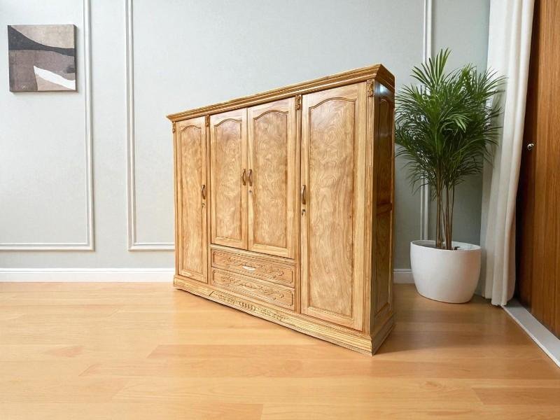 Tủ quần áo gỗ tự nhiên cao cấp hiện đại sang trọng 6 Tủ quần áo gỗ tự nhiên cao cấp hiện đại