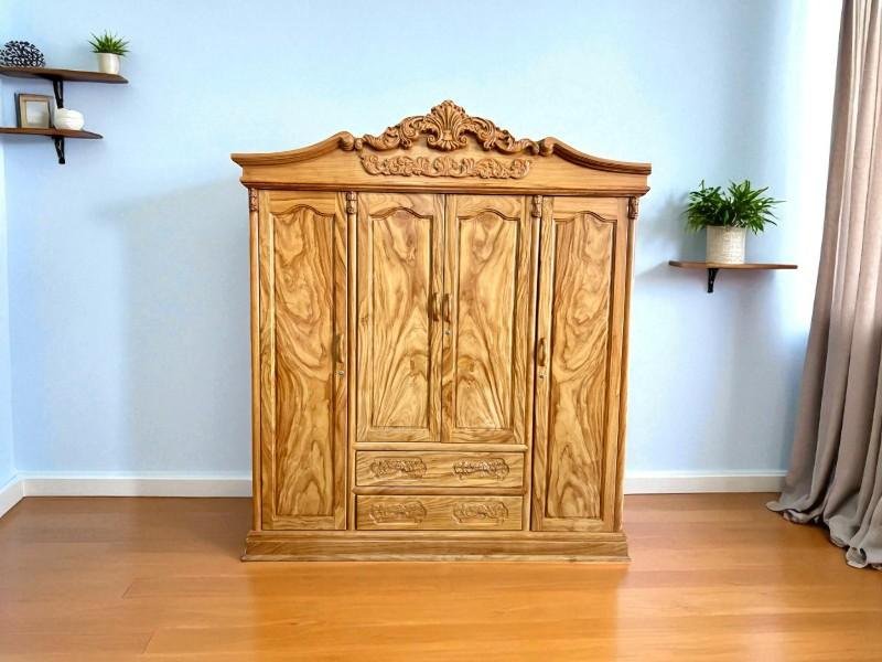 Tủ quần áo gỗ tự nhiên cao cấp hiện đại sang trọng 3 Tủ quần áo gỗ tự nhiên cao cấp hiện đại