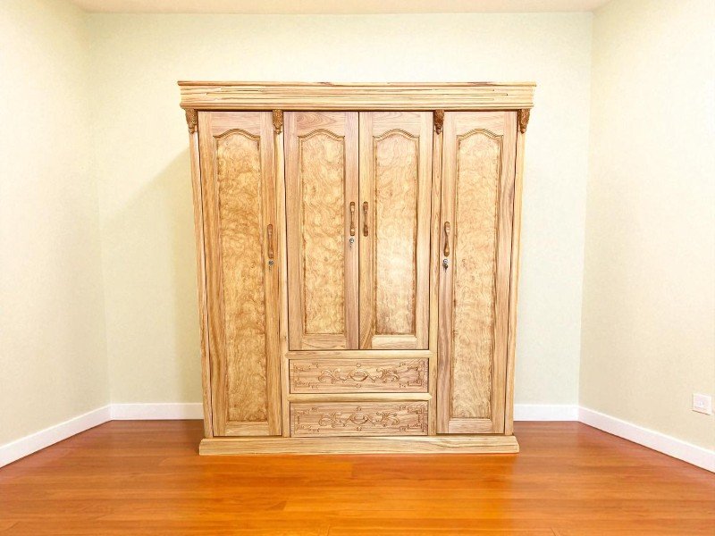 Tủ quần áo gỗ tự nhiên giá bao nhiêu