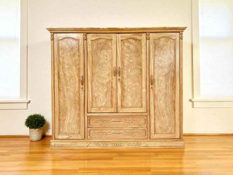 Tủ quần áo gỗ tự nhiên giá bao nhiêu?