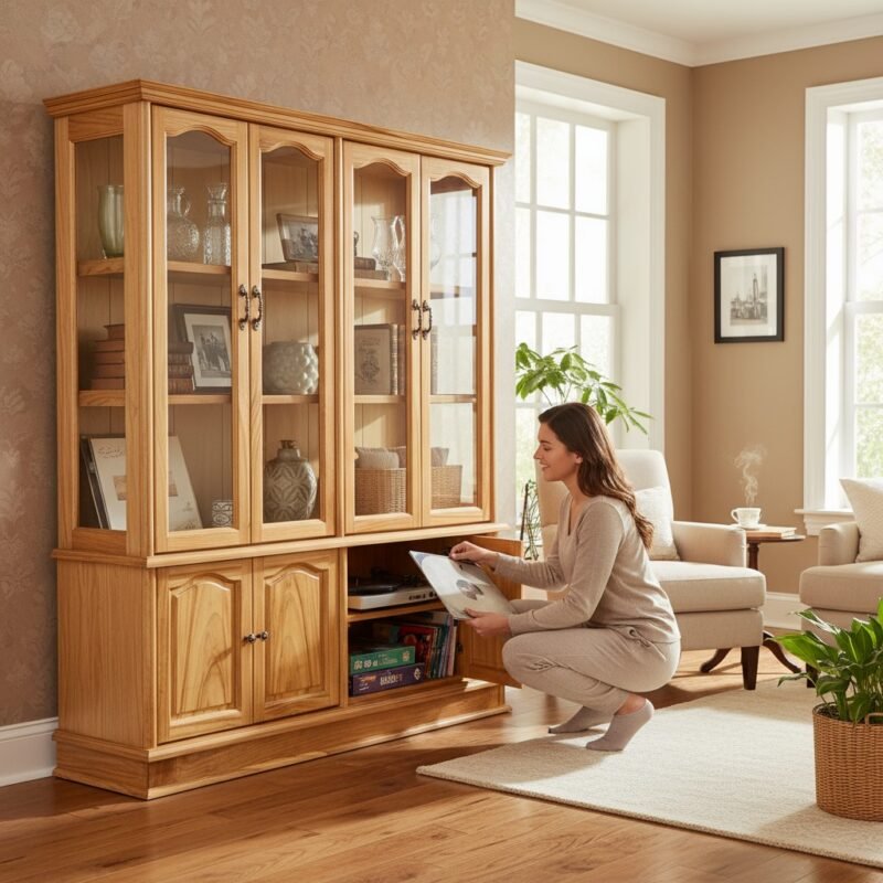 Cách sắp xếp chai rượu đẹp theo màu sắc trong tủ kính