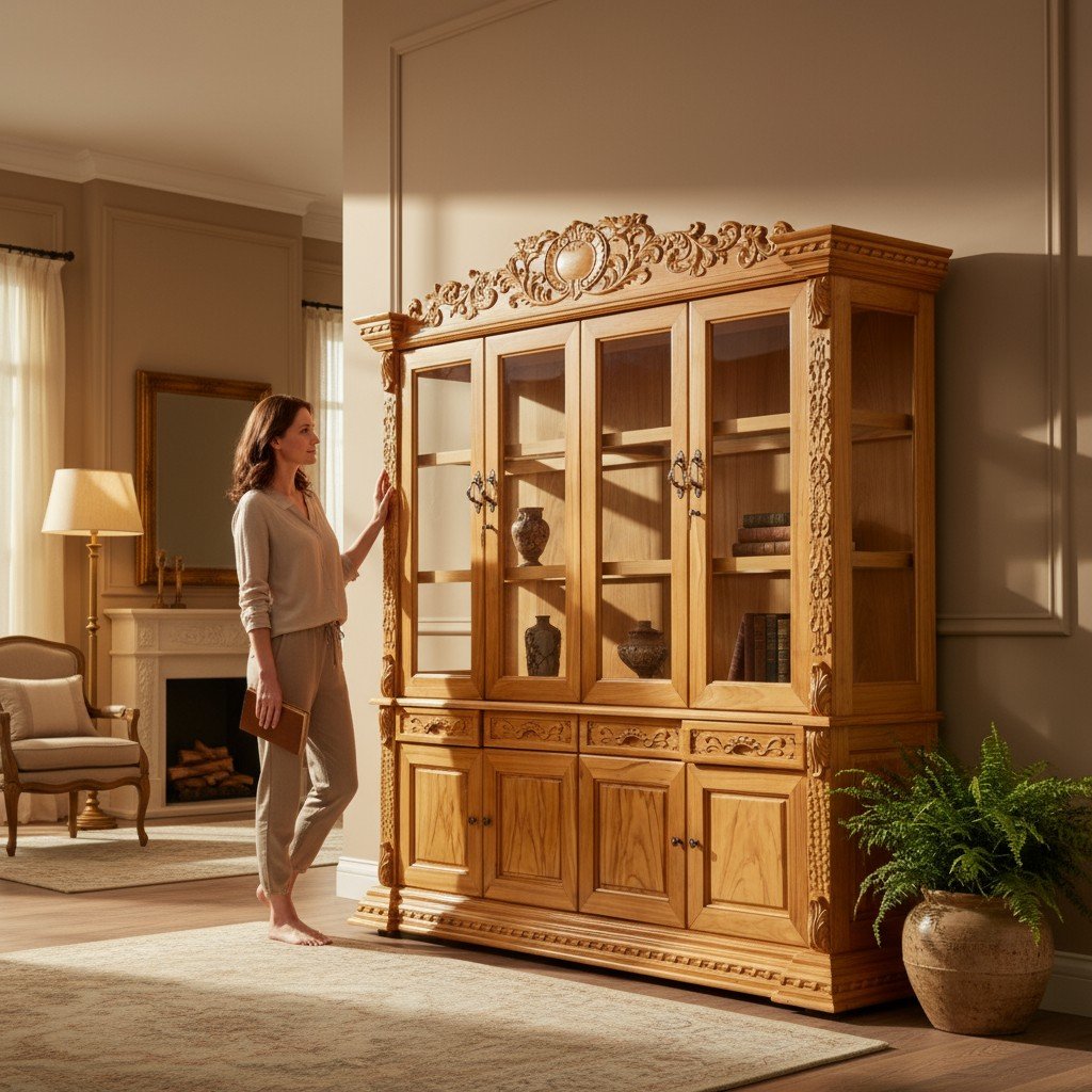 Cách sắp xếp chai rượu đẹp theo màu sắc trong tủ kính