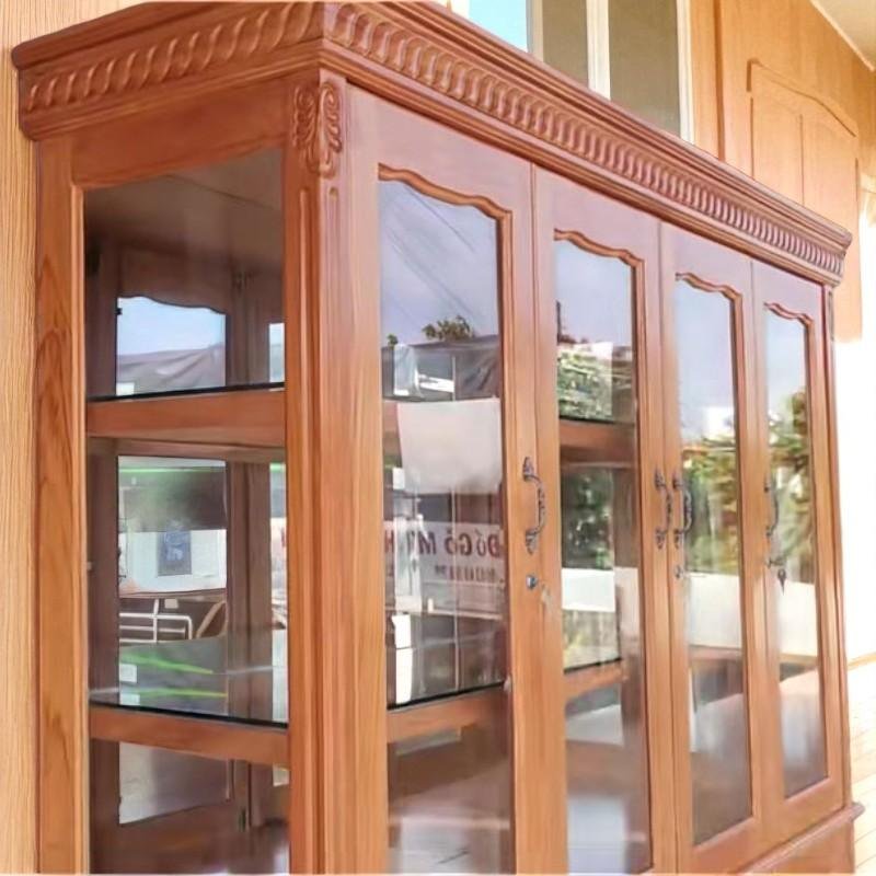 Tủ rượu gỗ gõ đỏ 4 cửa MS 3278 6 Tủ rượu gỗ gõ đỏ 4 cửa