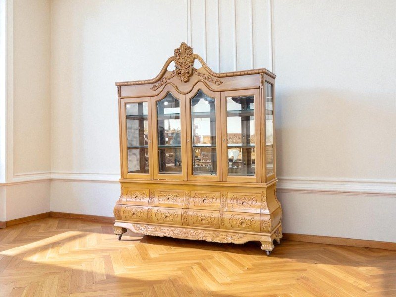 Tủ rượu gỗ tự nhiên