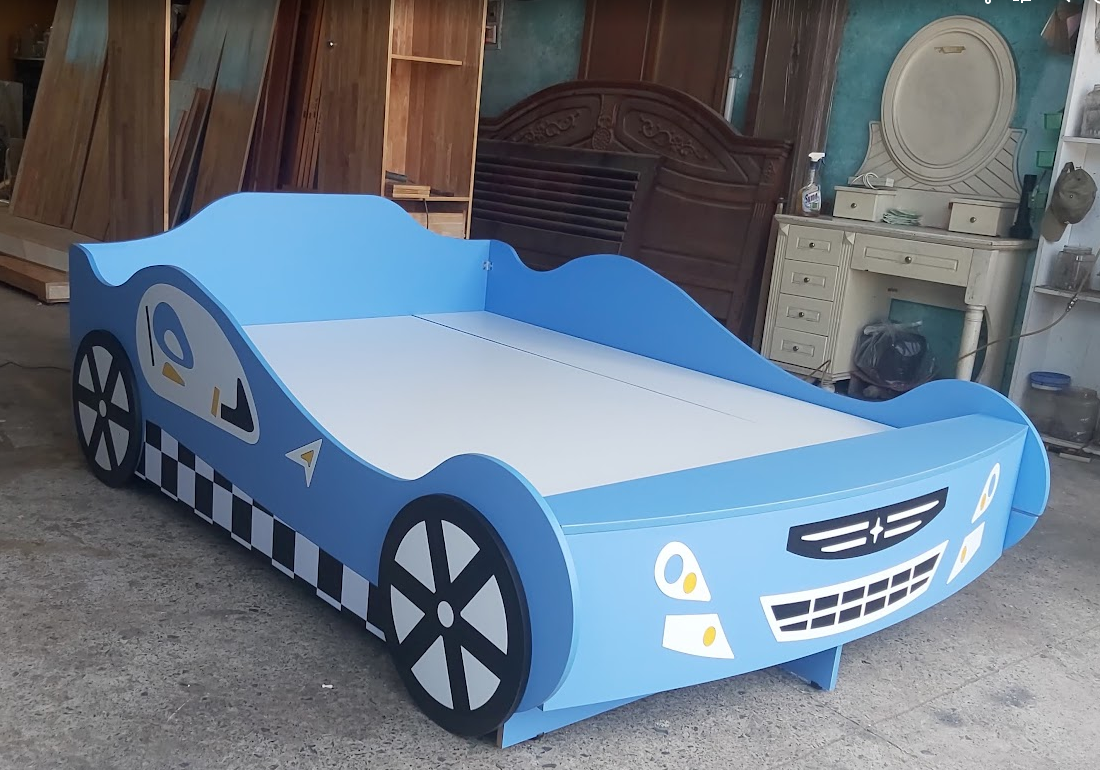 Giường ngủ ô tô cho bé trai 2025 – kiểu dáng siêu xe cá tính 12 Giường ngủ ô tô cho bé trai