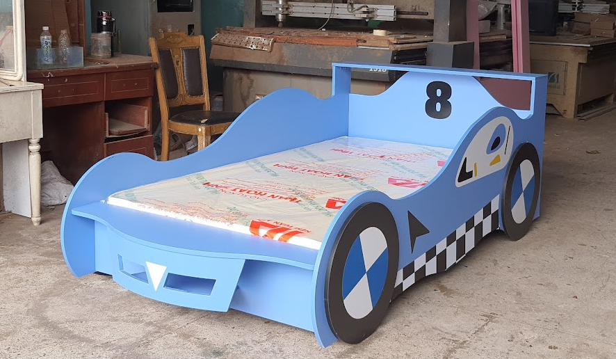 Giường ngủ ô tô cho bé trai 2025 – kiểu dáng siêu xe cá tính 11 Giường ngủ ô tô cho bé trai