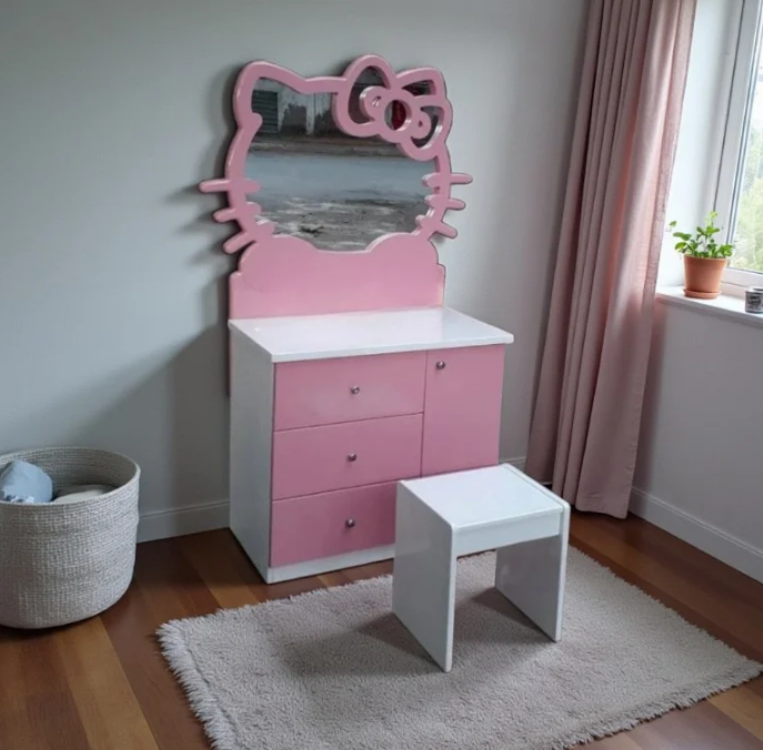 Bàn trang điểm Hello Kitty MS 9446 6 Bàn trang điểm Hello Kitty