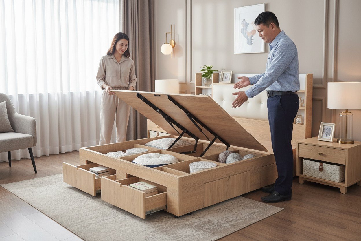 Giường ngủ hiện đại