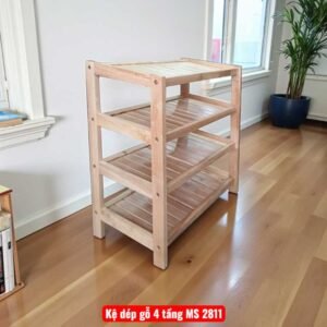 Kệ dép gỗ 4 tầng MS 2811