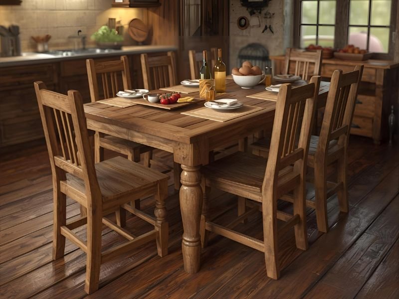 Cách chọn bàn ăn gỗ
