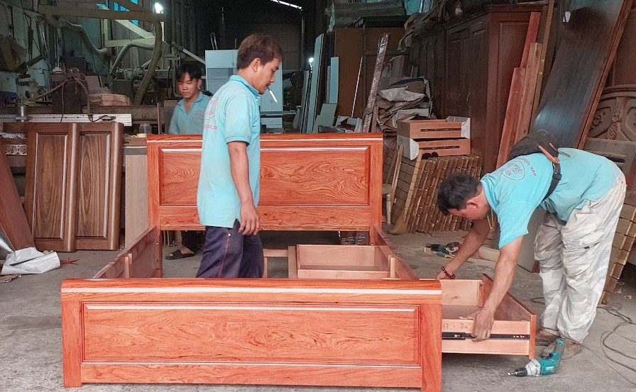 Giường có ngăn kéo