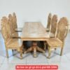 Bộ bàn ăn gỗ gõ đỏ 6 ghế MS 3306 2 Bộ bàn ăn gỗ gõ đỏ 6 ghế MS 3306
