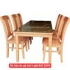Bộ bàn ăn gỗ sồi 6 ghế MS 2095 9 Bộ bàn ăn gỗ sồi 6 ghế MS 2095
