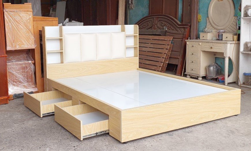 Giá giường gỗ rẻ nhất hiện nay khoảng bao nhiêu