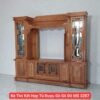 Kệ Tivi Kết Hợp Tủ Rượu Gỗ Gõ Đỏ MS 3287 2 Kệ tivi kết hợp tủ rượu gỗ gõ đỏ