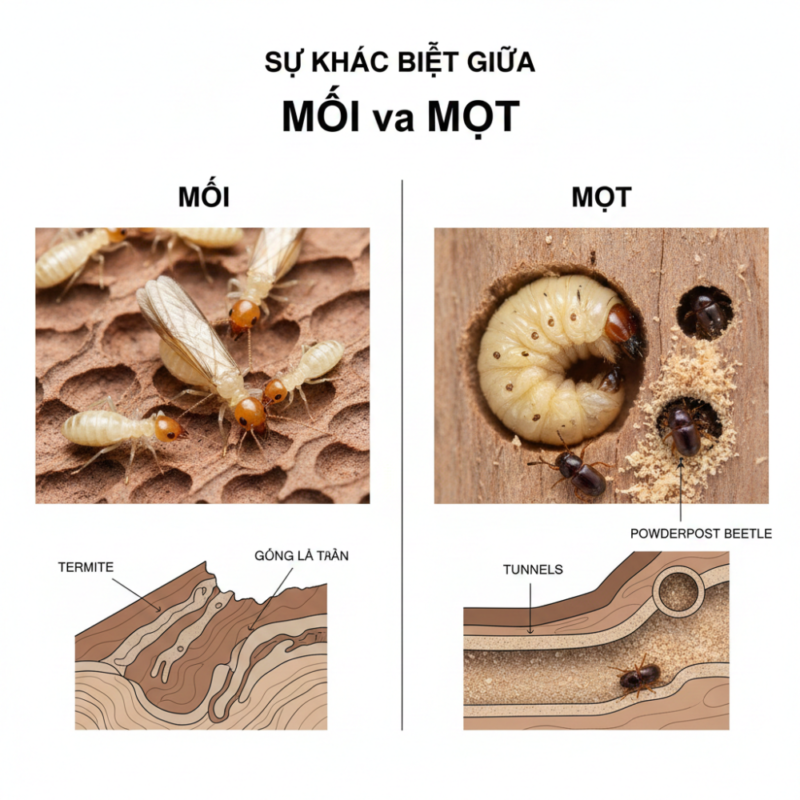 Hướng Dẫn Toàn Diện Chống Mối Mọt Cho Đồ Gỗ Nội Thất - Phương Pháp Hiệu Quả 2025 chống mối mọt