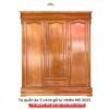 Tủ quần áo 3 cánh gỗ tự nhiên MS 3001 Tủ quần áo 3 cánh gỗ tự nhiên MS 3001