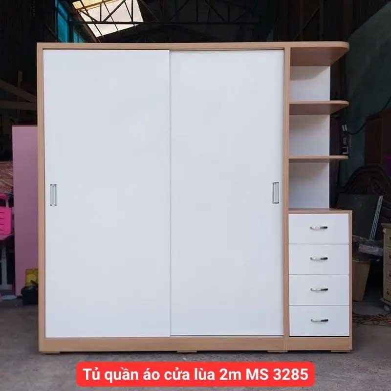 Tủ quần áo cửa lùa 2m MS 3285 Tủ quần áo cửa lùa 2m MS 3285