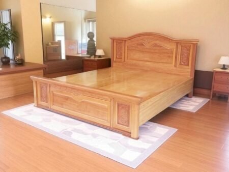 So sánh giường gỗ tự nhiên và gỗ công nghiệp về độ bền và giá cả