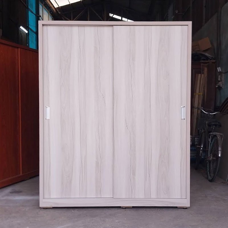 Tủ quần áo 2 cửa lùa gỗ công nghiệp lõi xanh hiện đại