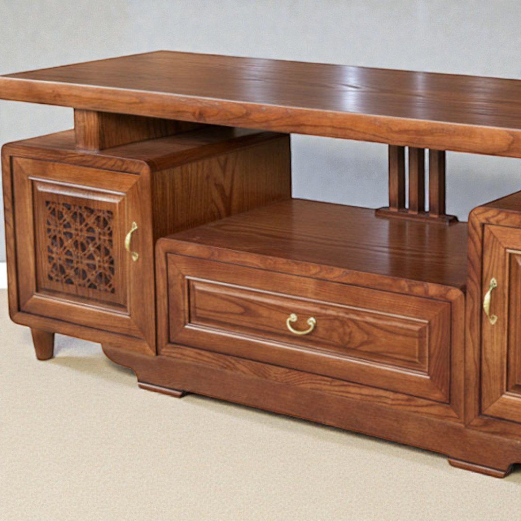 Chi tiết kệ tivi đẹp 1m6 thiết kế hiện đại phòng khách