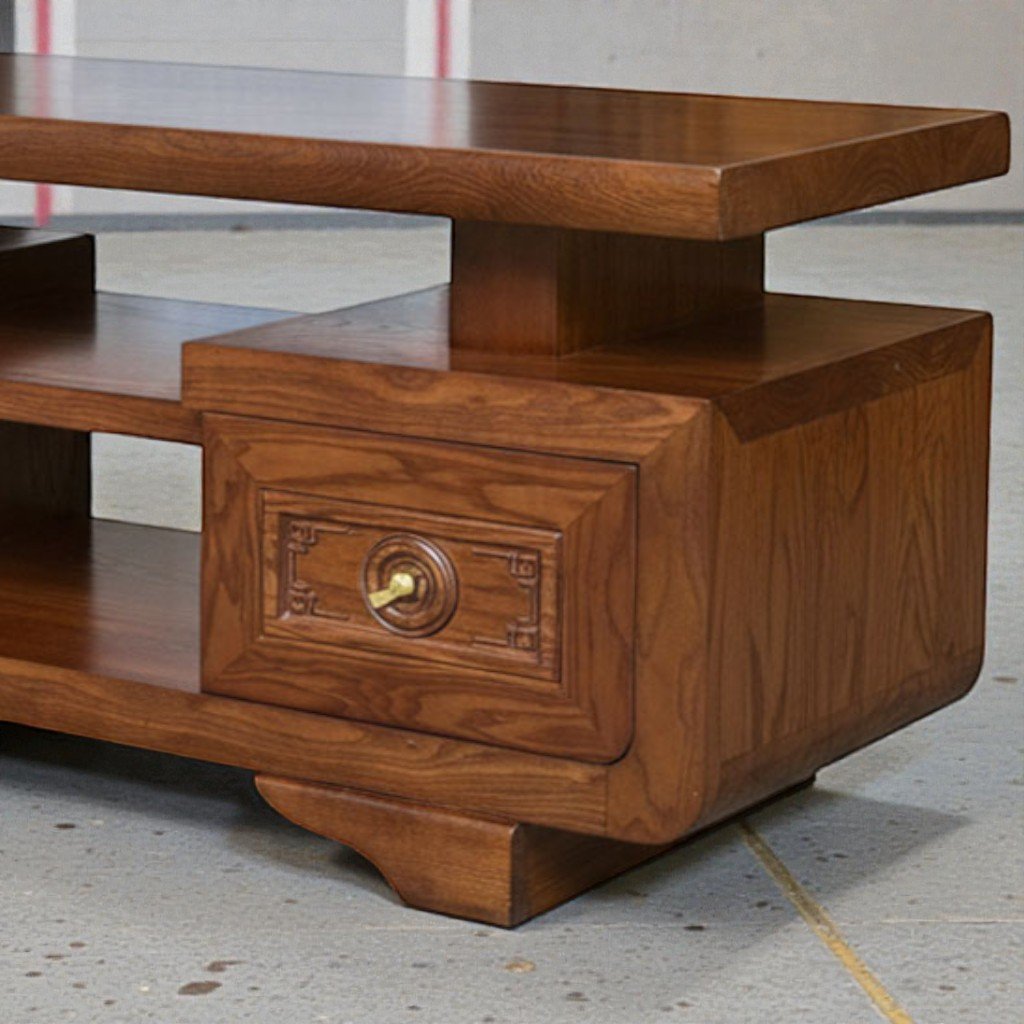 Kệ Tivi Hiện Đại Gỗ Tự Nhiên MS 3320 8 Chi tiết kệ tivi hiện đại phòng khách thiết kế tối giản