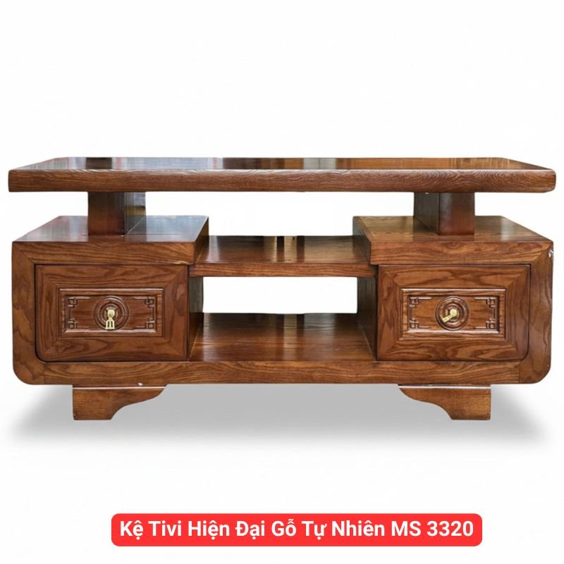 Kệ Tivi Hiện Đại Gỗ Tự Nhiên MS 3320 1 Kệ Tivi Hiện Đại Gỗ Tự Nhiên MS 3320