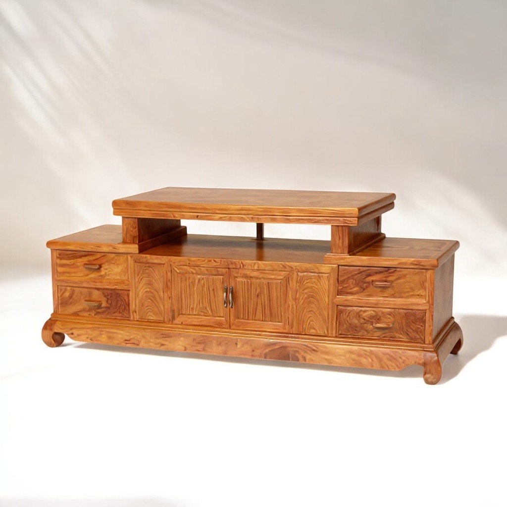 Kệ tivi gỗ Hương Đá tự nhiên