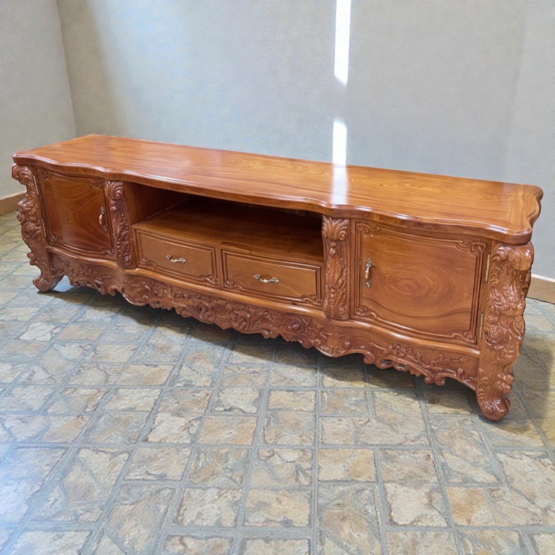 Kệ tivi gỗ hương đá