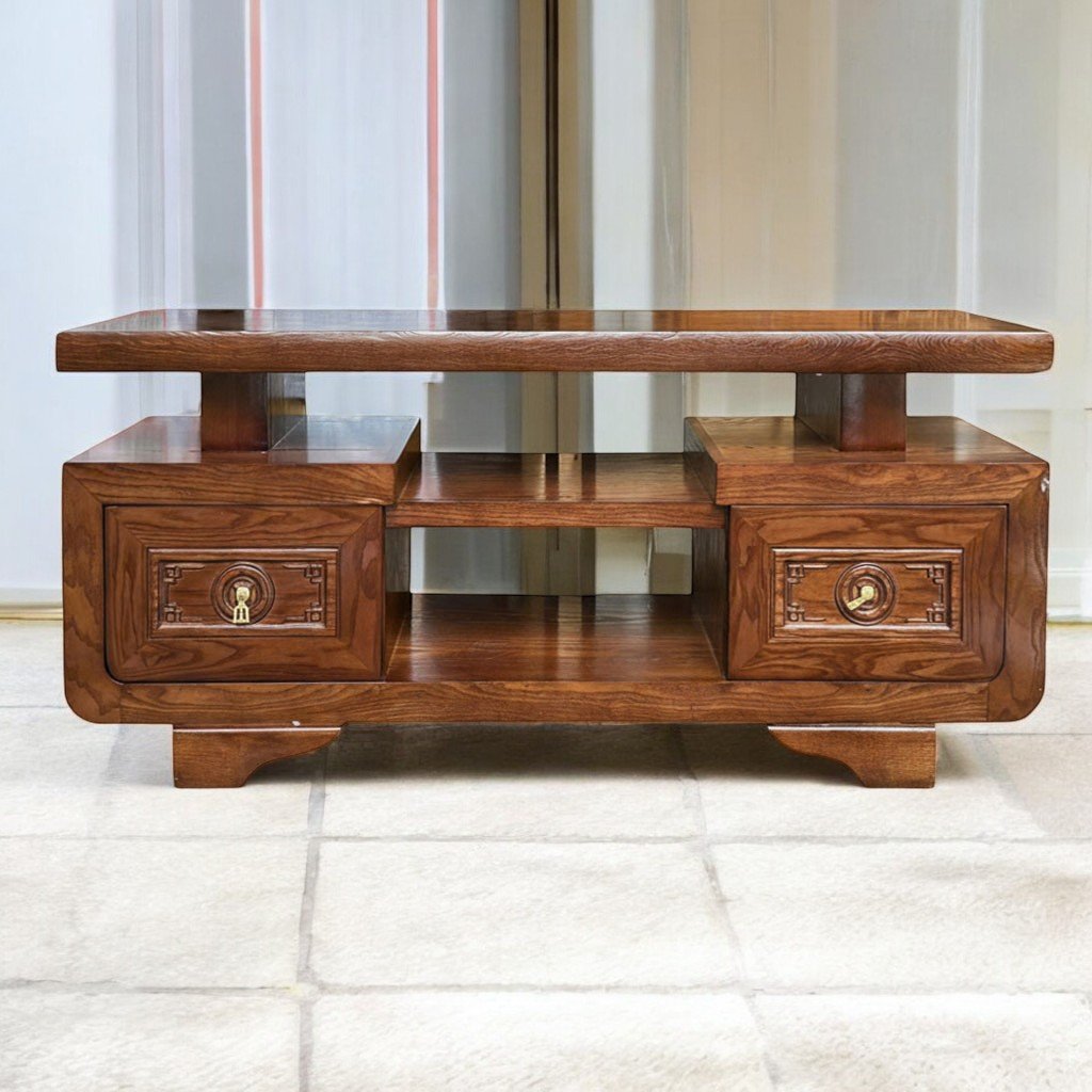 Kệ Tivi Hiện Đại Gỗ Tự Nhiên MS 3320 10 Kệ tivi hiện đại gỗ tự nhiên cao cấp