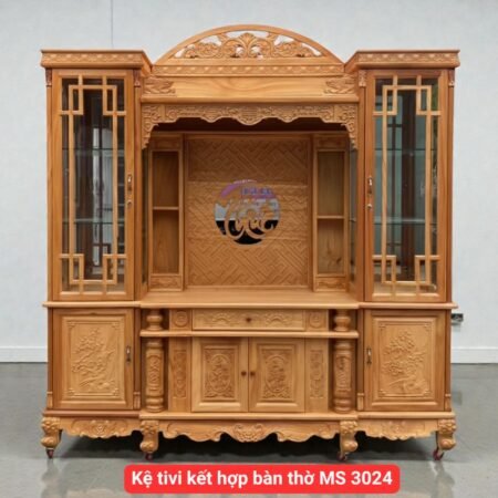 Kệ tivi kết hợp bàn thờ MS 3024