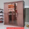 Tủ quần áo gỗ 2 cửa kính MS 3318 Tủ quần áo gỗ 2 cửa kính MS 3318