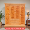 Tủ quần áo gỗ gõ đỏ 1m8 MS 3349