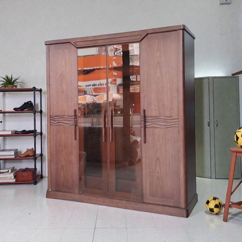 Tủ quần áo gỗ tự nhiên