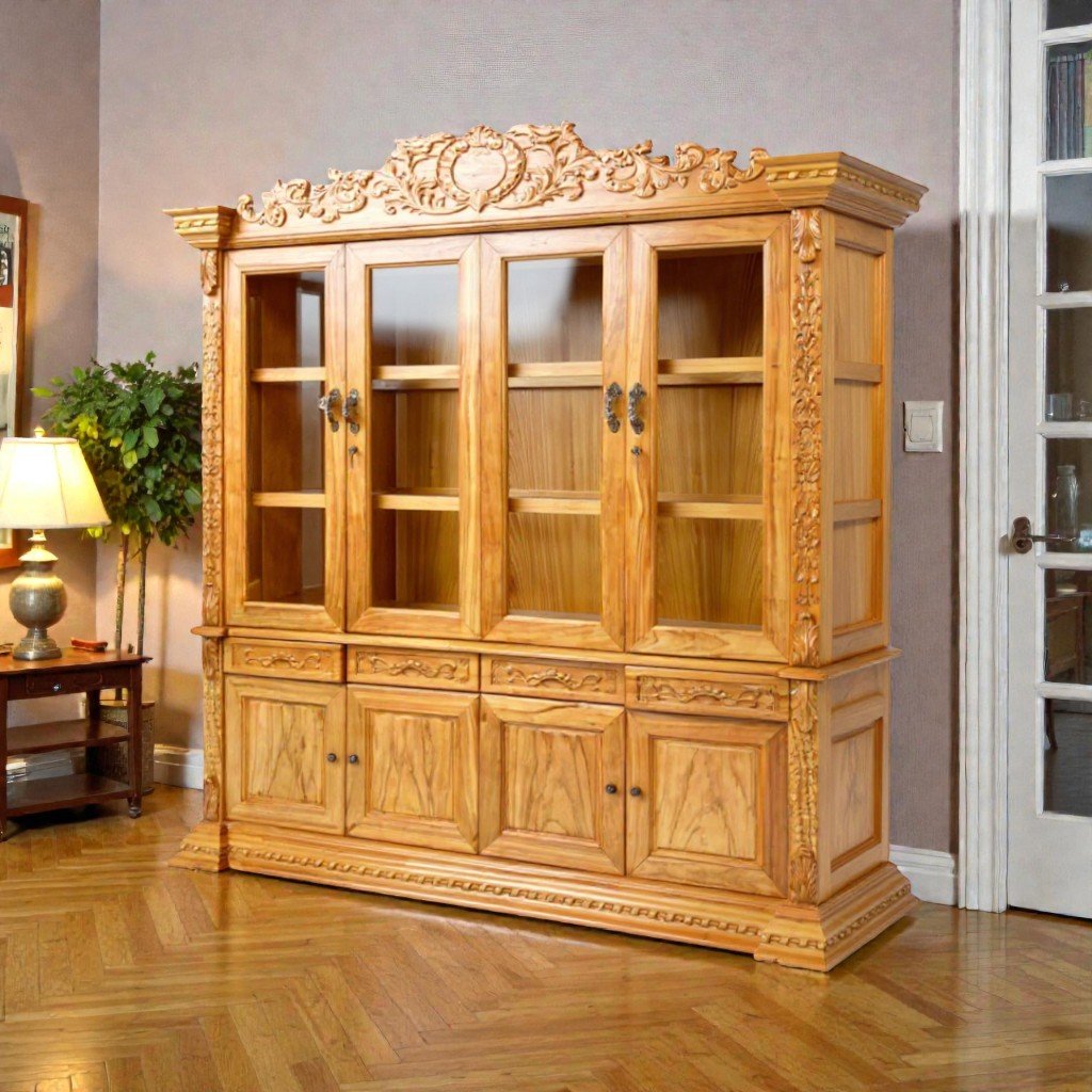 Tủ rượu gỗ gõ đỏ