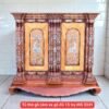 Tủ thờ gỗ căm xe gõ đỏ 15 trụ MS 3331 3 Tủ thờ gỗ căm xe gõ đỏ 15 trụ MS 3331