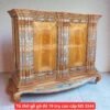 Tủ thờ gỗ gõ đỏ 19 trụ cao cấp MS 3344 2 Tủ thờ gỗ gõ đỏ 19 trụ cao cấp MS 3344
