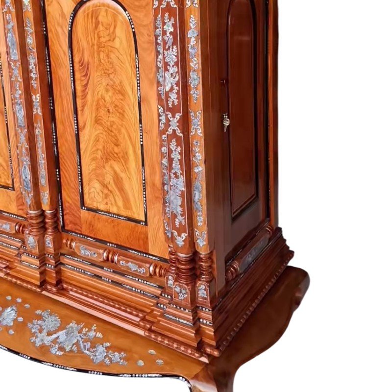 Tủ thờ khảm trai 9 trụ