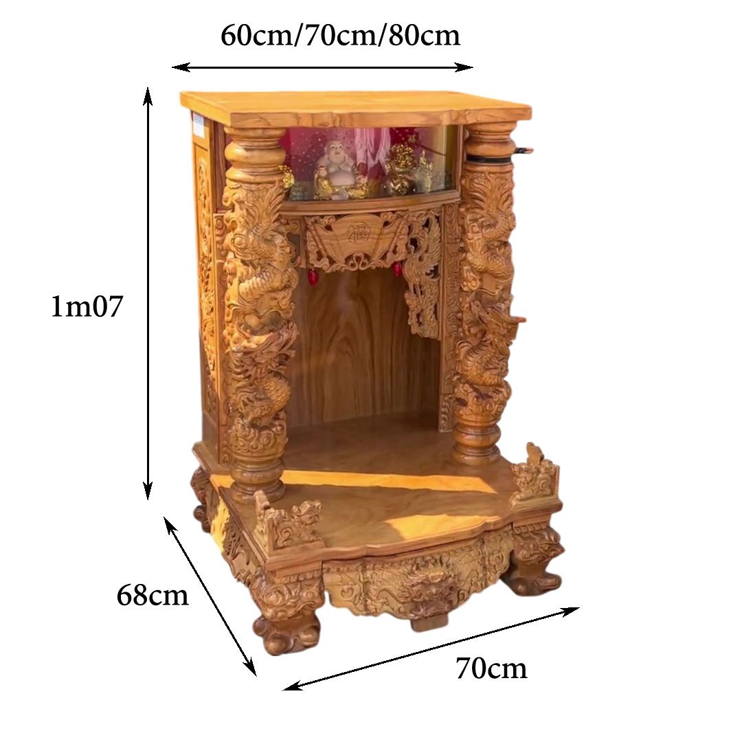 Kích thước bàn thờ Thần Tài Ông Địa