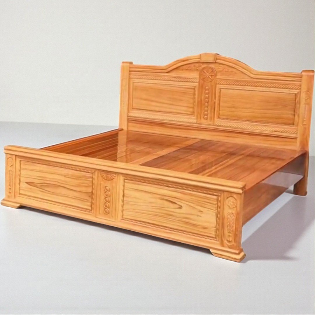 Giường ngủ gỗ bền đẹp gỗ gõ đỏ tự nhiên cao cấp