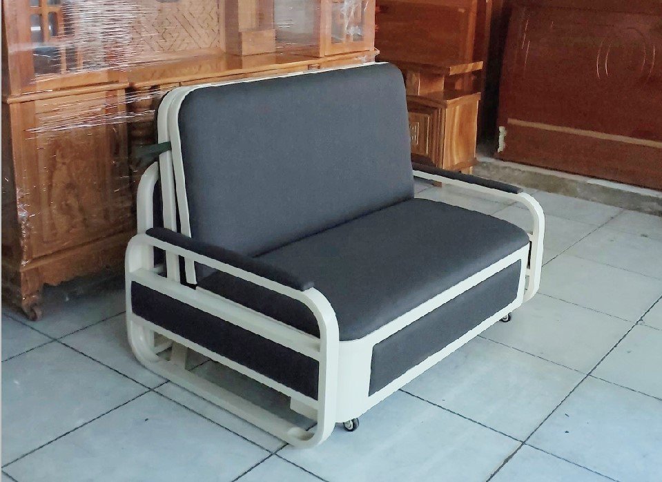 Sofa kéo ra thành giường ngủ MS 3398 8 Sofa giường kéo đa năng khung sắt sơn tĩnh điện bền đẹp