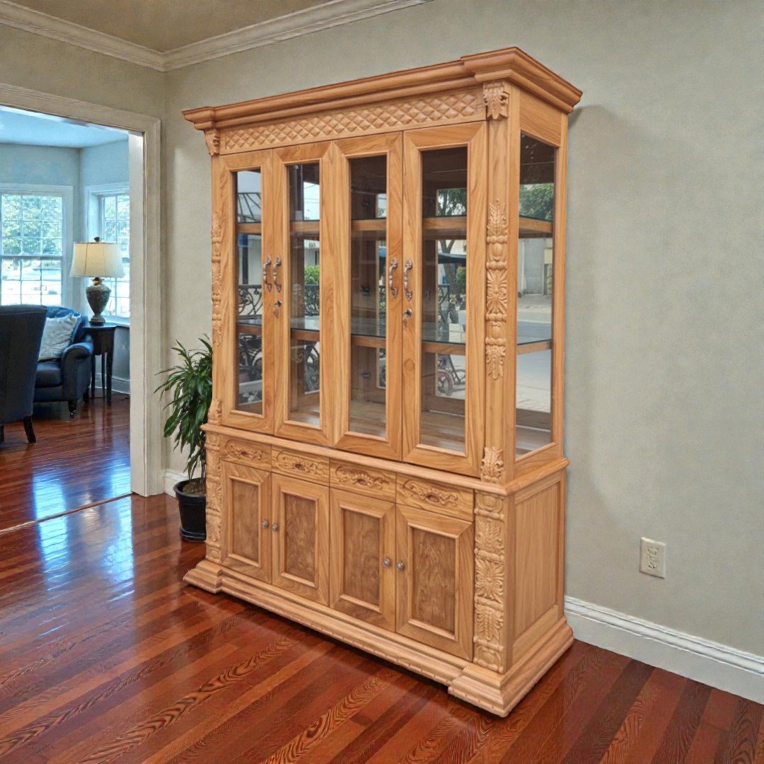 Tủ rượu gỗ gõ đỏ 1m6 MS 3392 10 Tủ rượu gỗ gõ đỏ 1m6 cao 2m sang trọng