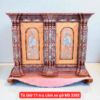 Tủ thờ 11 trụ căm xe gõ MS 3383
