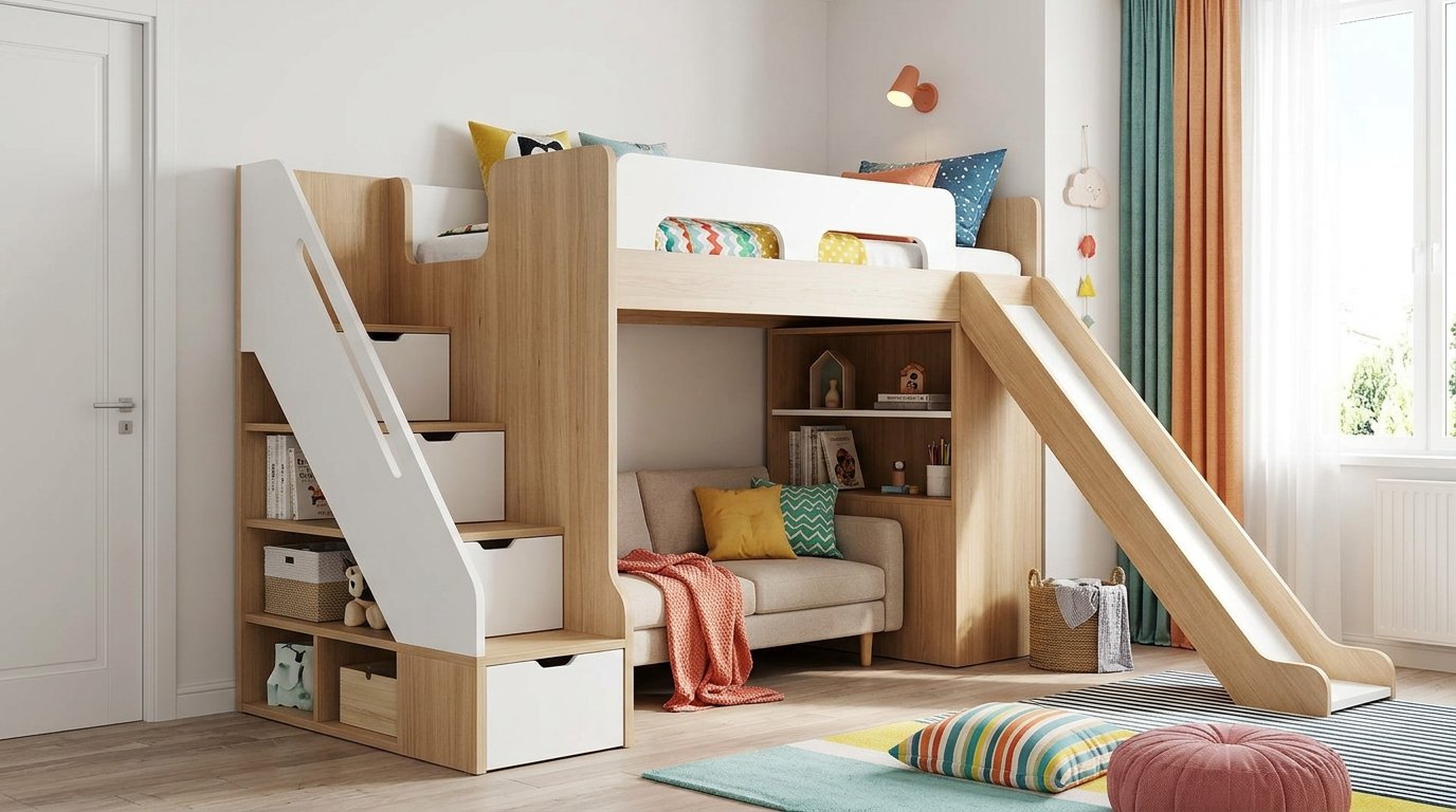 Top 7 Xu Hướng Sử Dụng Giường Tầng Hot Nhất 2026 Bạn Không Nên Bỏ Lỡ 5 giường tầng đa năng cho bé
