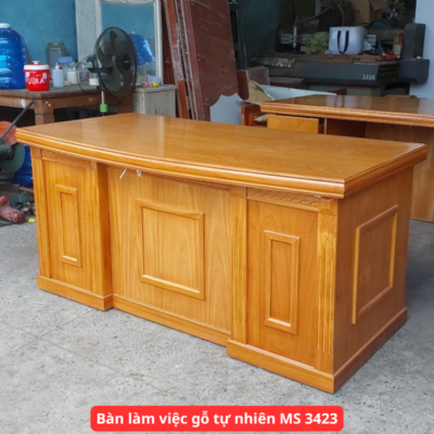 Bàn gỗ làm việc tại nhà đẹp