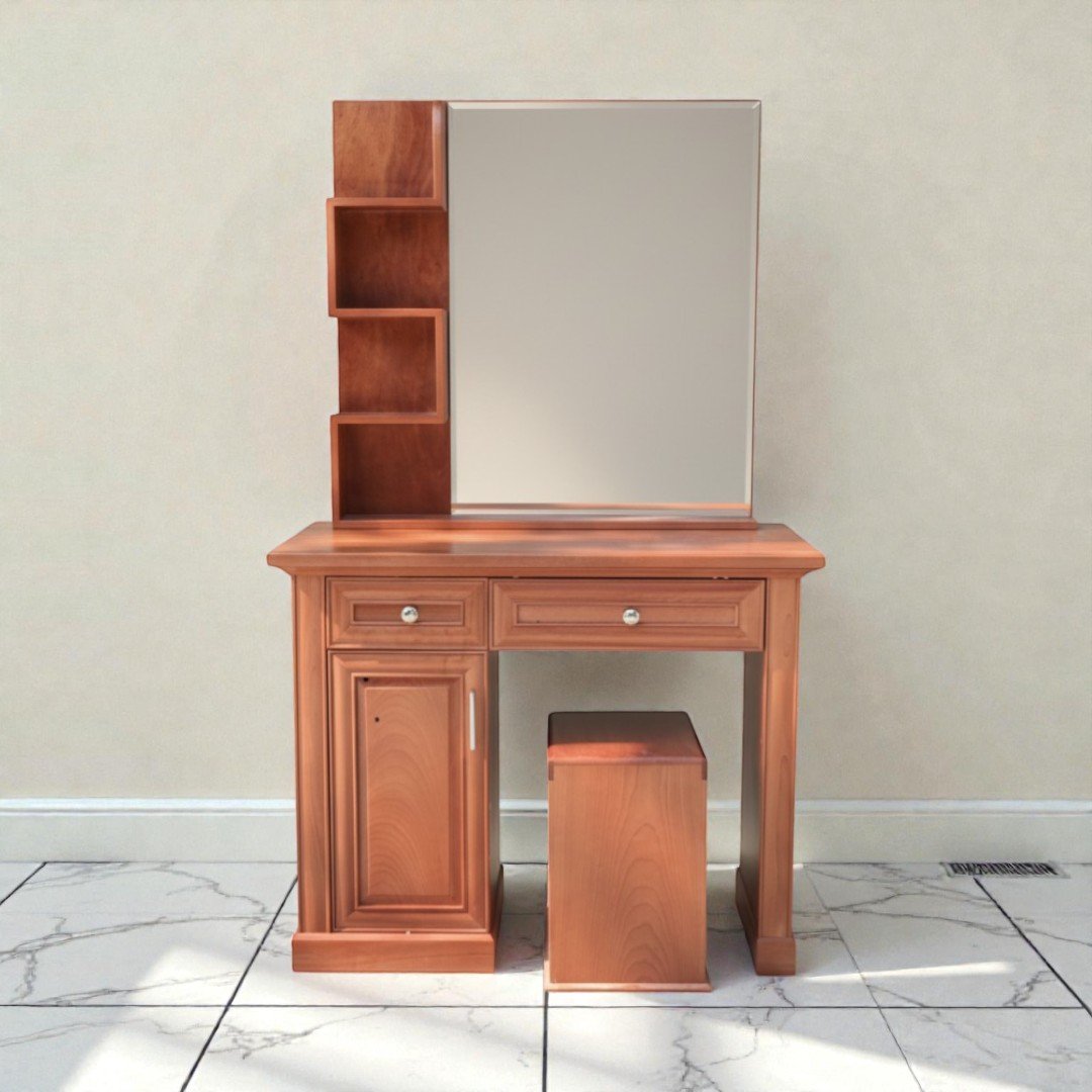 Bàn trang điểm gỗ tự nhiên hiện đại