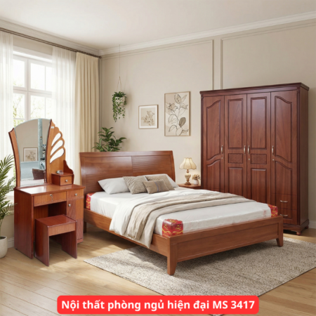 Nội thất phòng ngủ hiện đại MS 3417